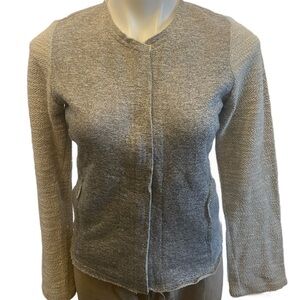 Dolan TShirt M Made in USA zip up lightweight sweater office casual weekend